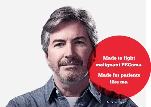 PEComa patient portrayal